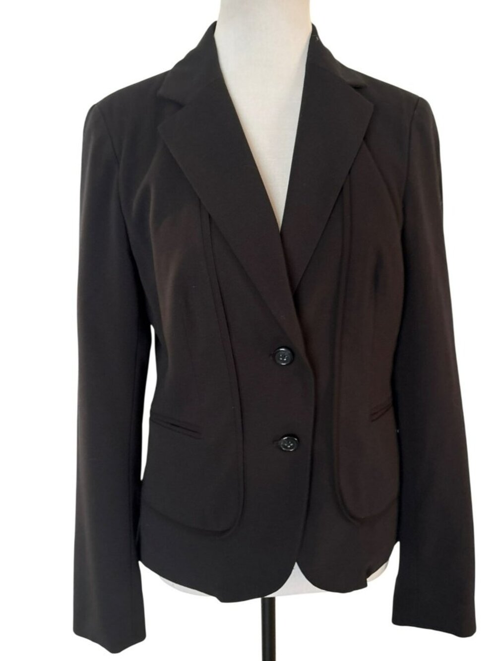 Worthington Black Fitted Blazer Career Jacket Size 6